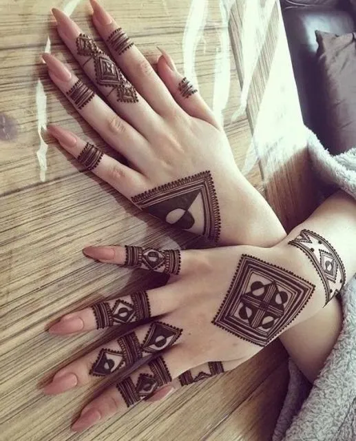 geometric henna patterns for Instagram