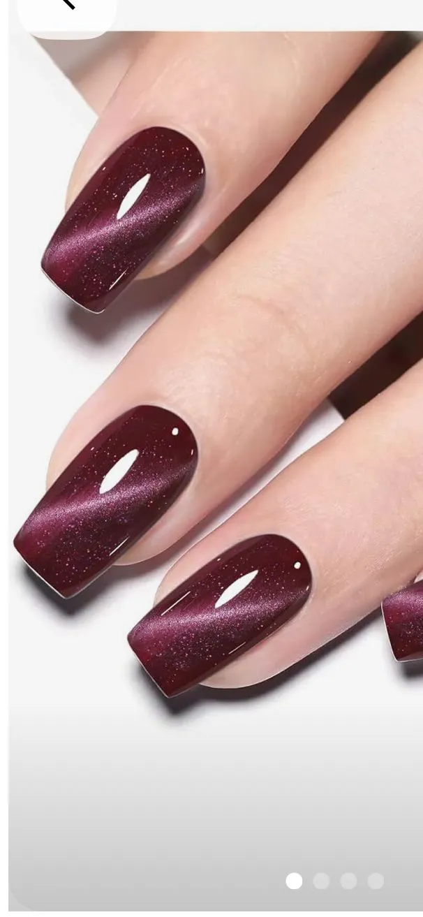 glitter french nails