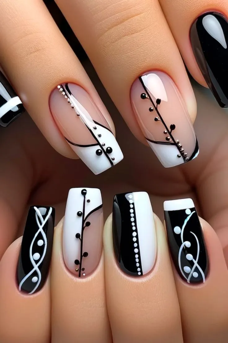 glitter gel nails
