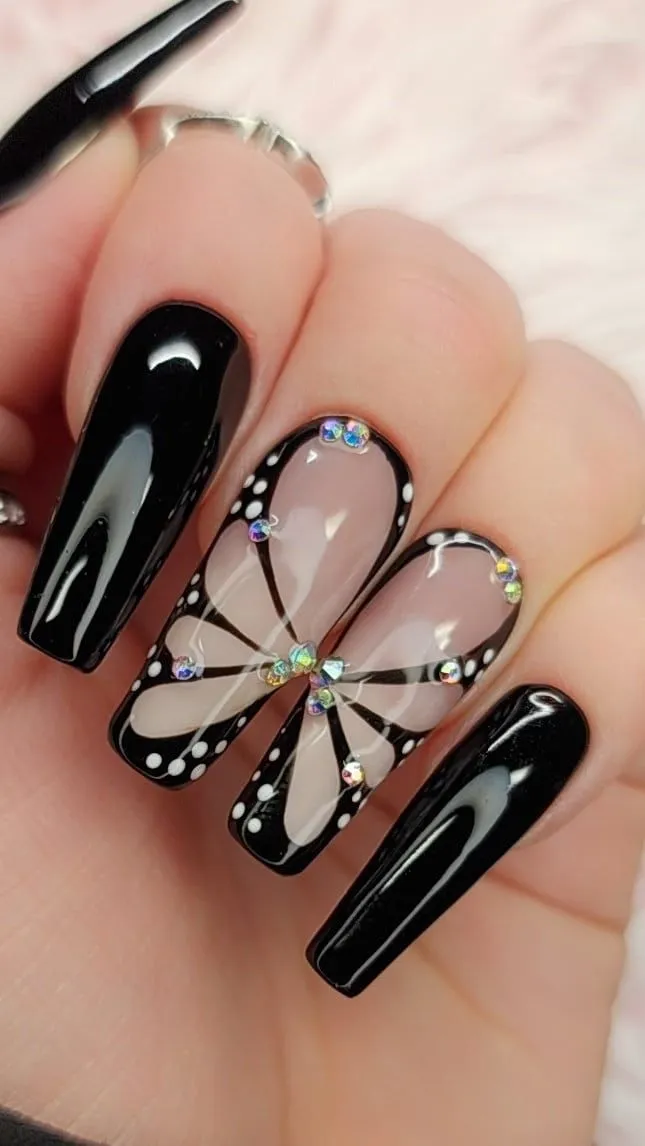 glitter nail ideas for short and long nails