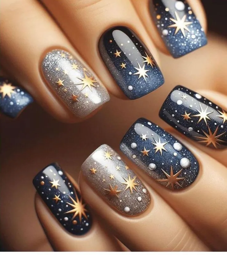 glitter polish designs