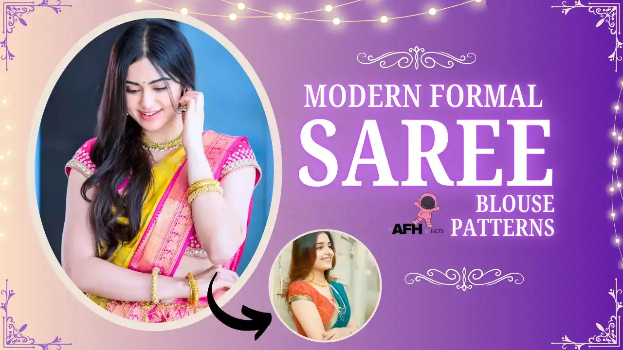 modern formal saree blouse patterns