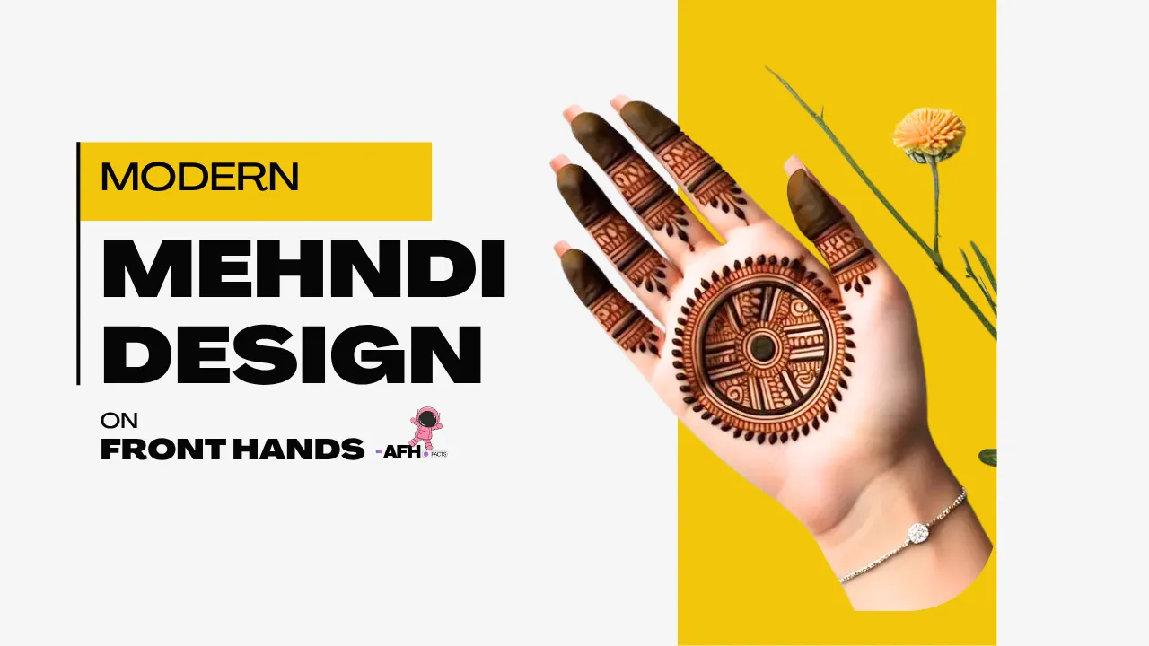 modern front hand mehndi design