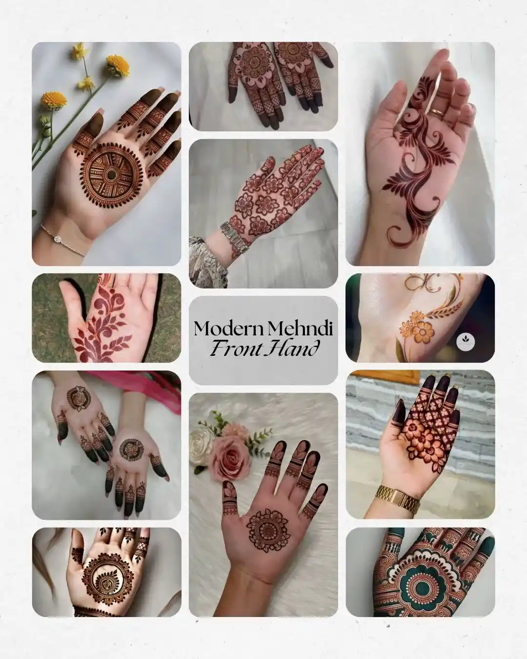 modern front hand mehndi designs