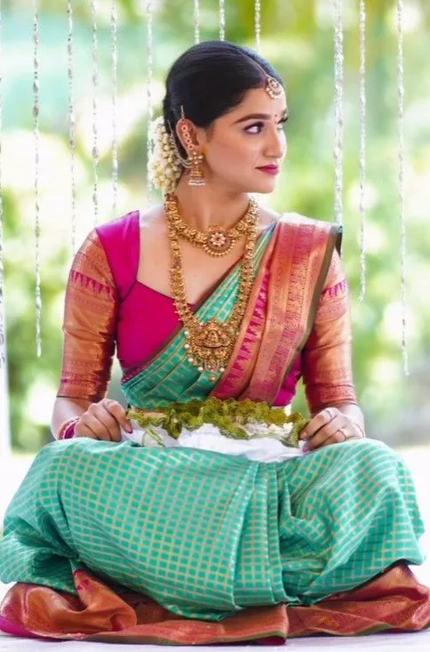net Kerala saree blouse styles