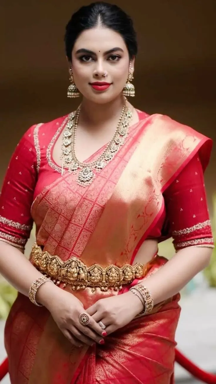 party wear Kerala saree blouse designs