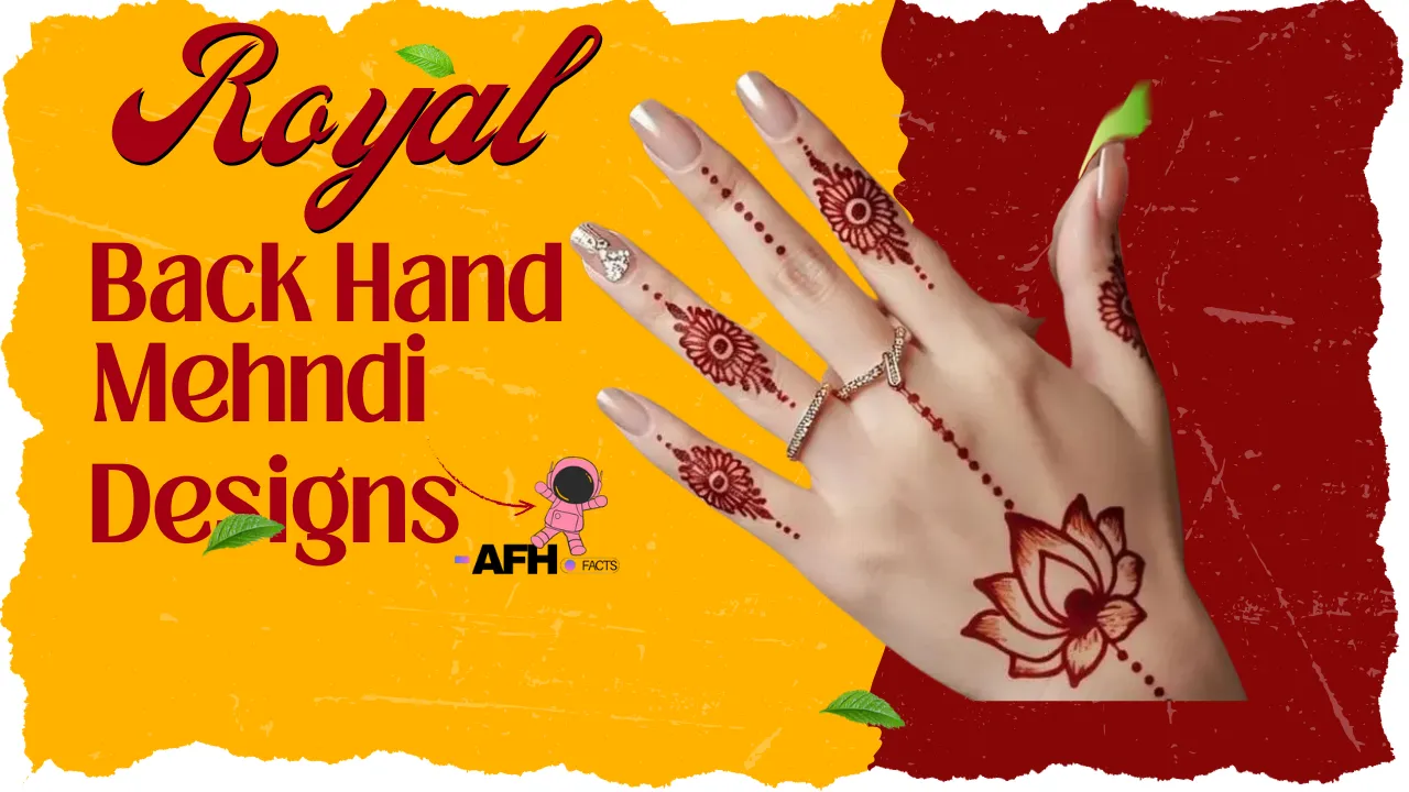 royal back hand mehndi design