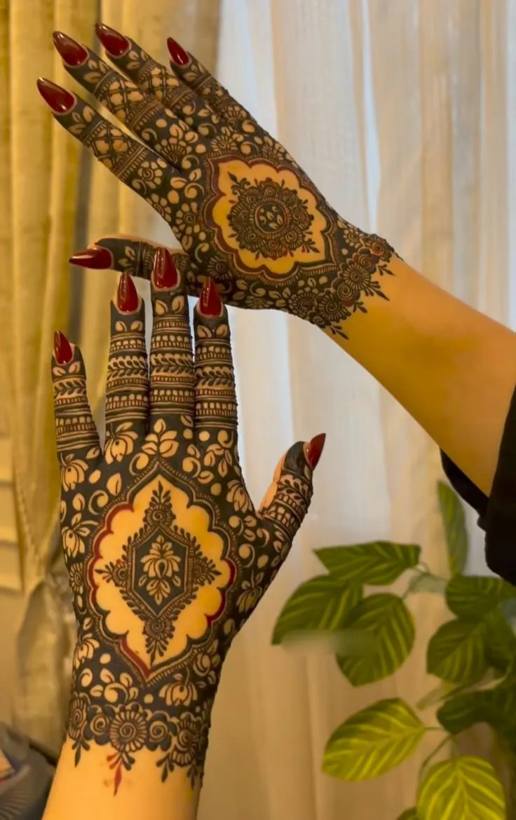 royal groom mehndi design back hand