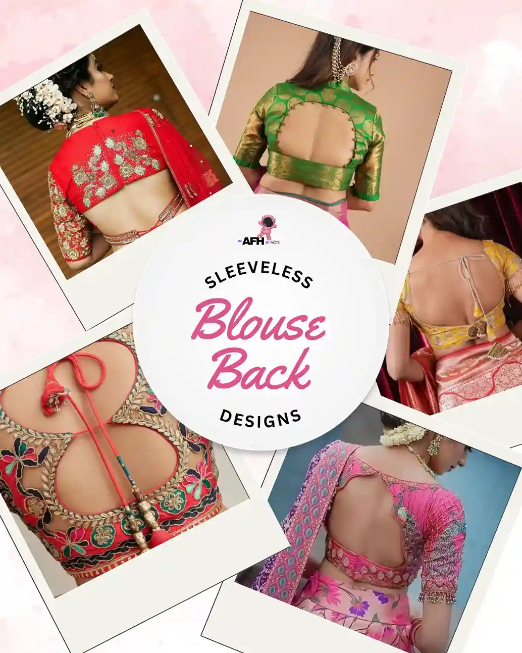 sleeveless blouse back designs