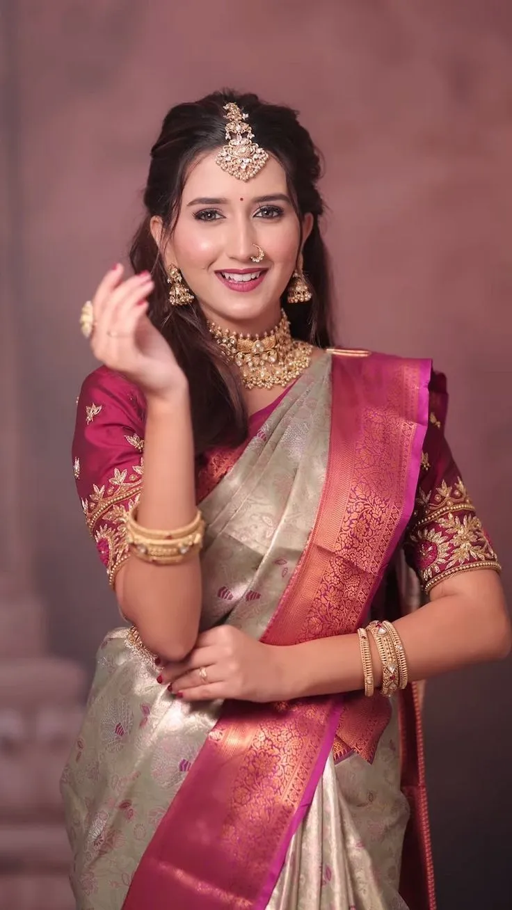 trendy back neck designs for Kerala saree blouses