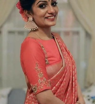 unique blouse designs for Kerala sarees