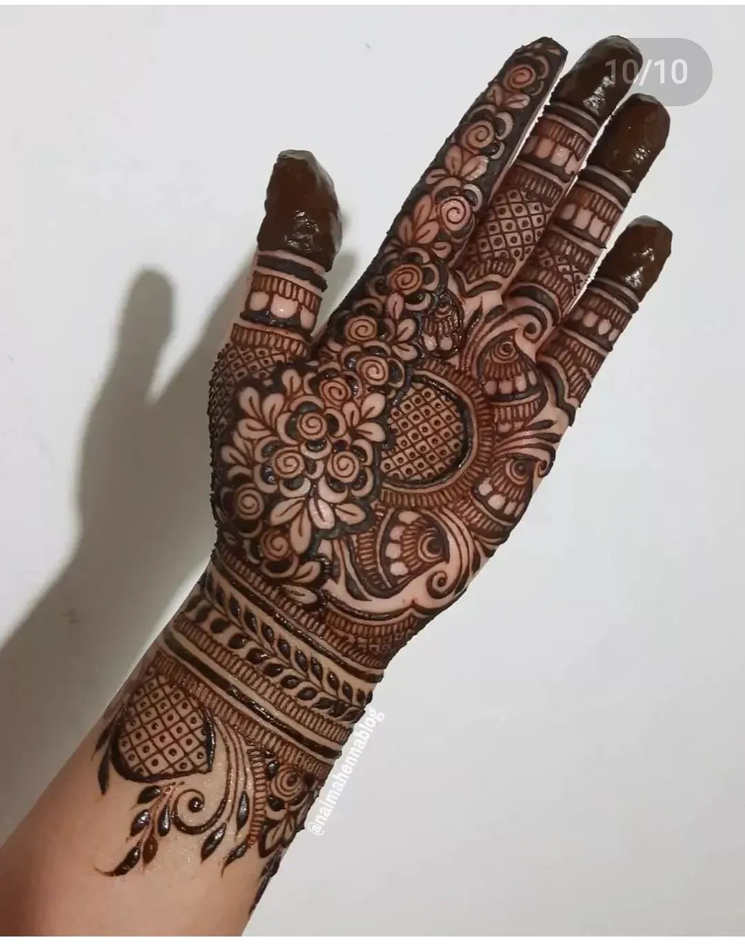 5 minute full hand mehndi