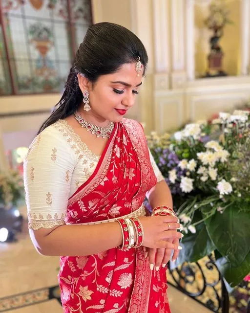 Banarasi Saree Blouse Design for Wedding