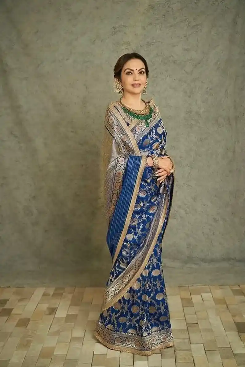 Banarasi Saree Blouse Reception Design