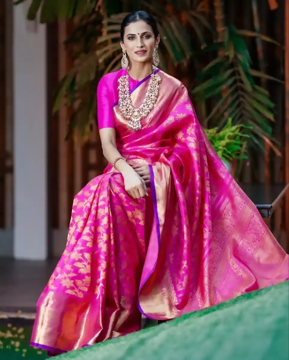 Banarasi Saree with Designer Blouse