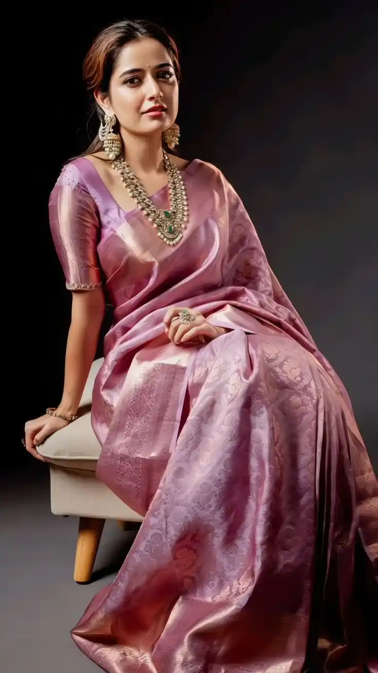Banarasi Silk Saree Blouse Design