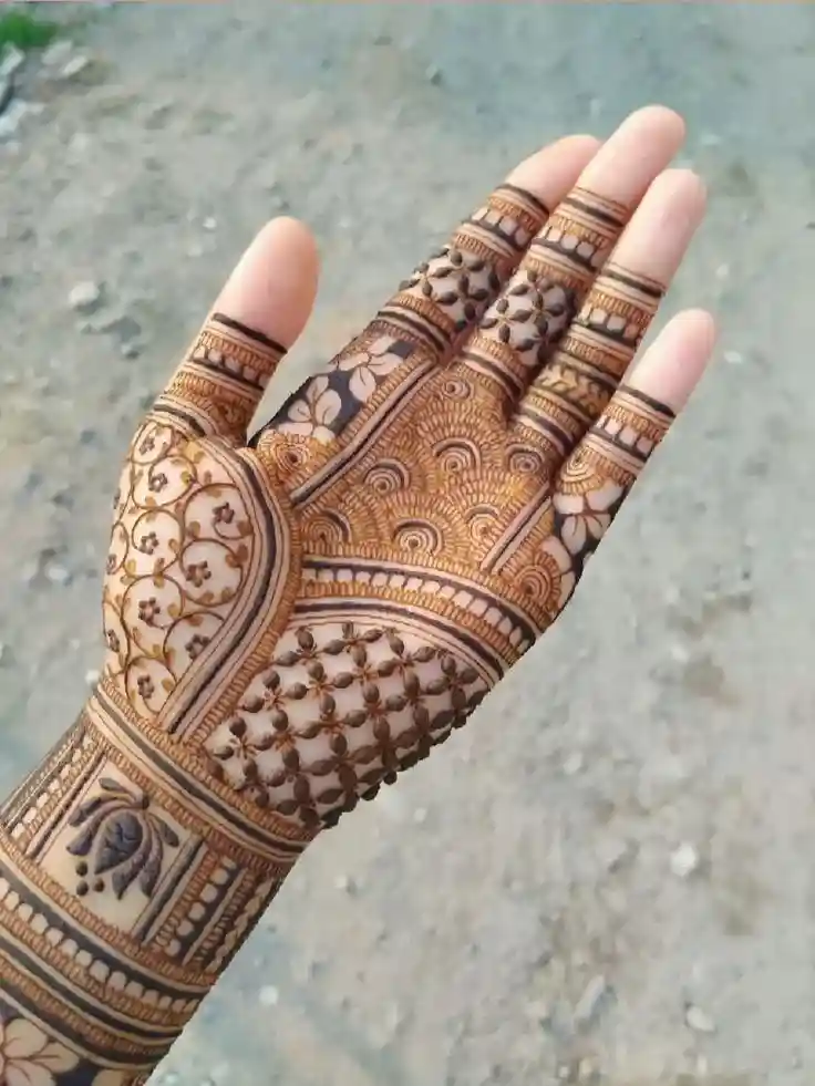 Beginner friendly full palm mehndi