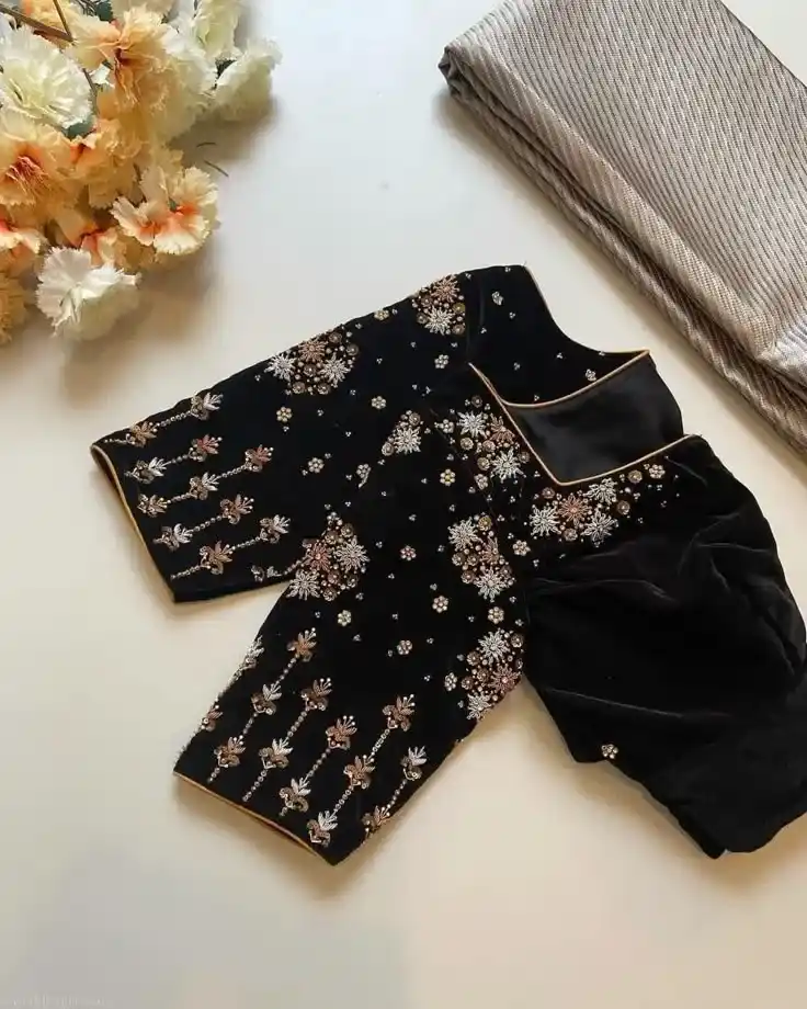 Black Designer Blouse