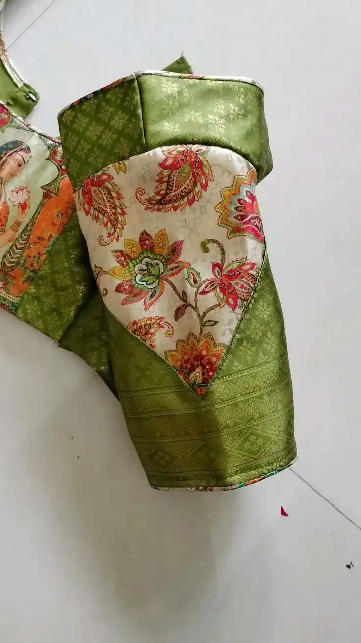 Blouse Back Patch Work Design