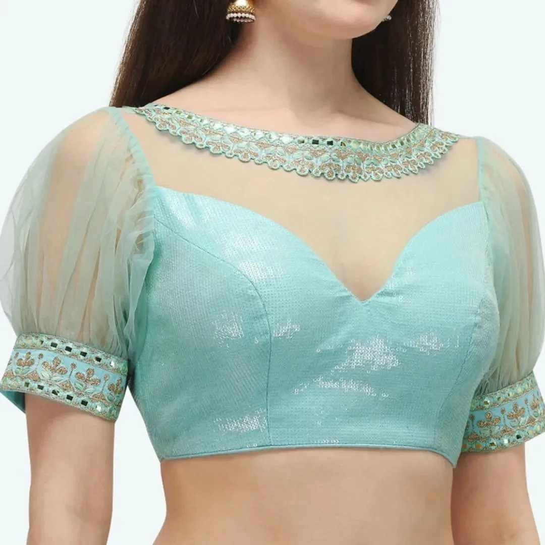 Blouse Pattern For Net Saree
