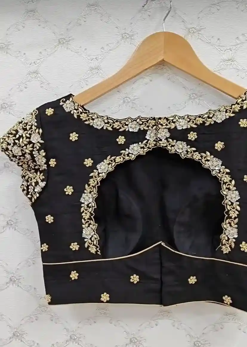 Bridal Black Blouse Design