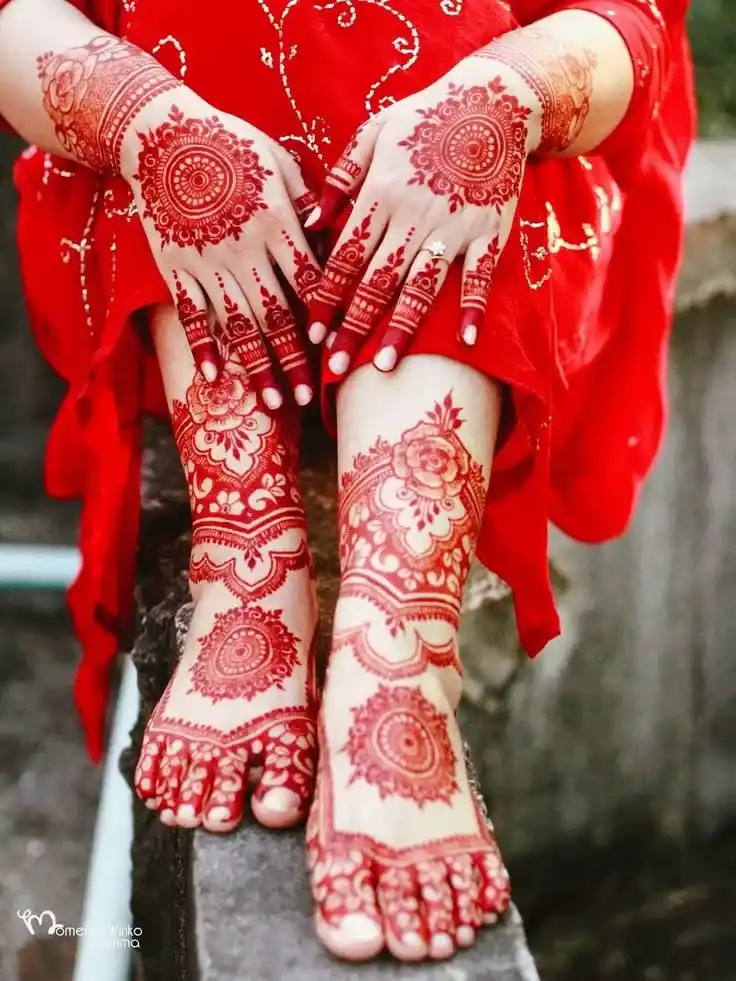 Bridal Foot Mehndi Designs