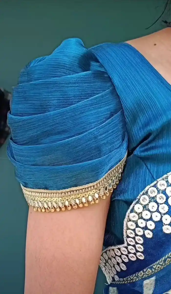 Casual Patch Work Blouse Designs