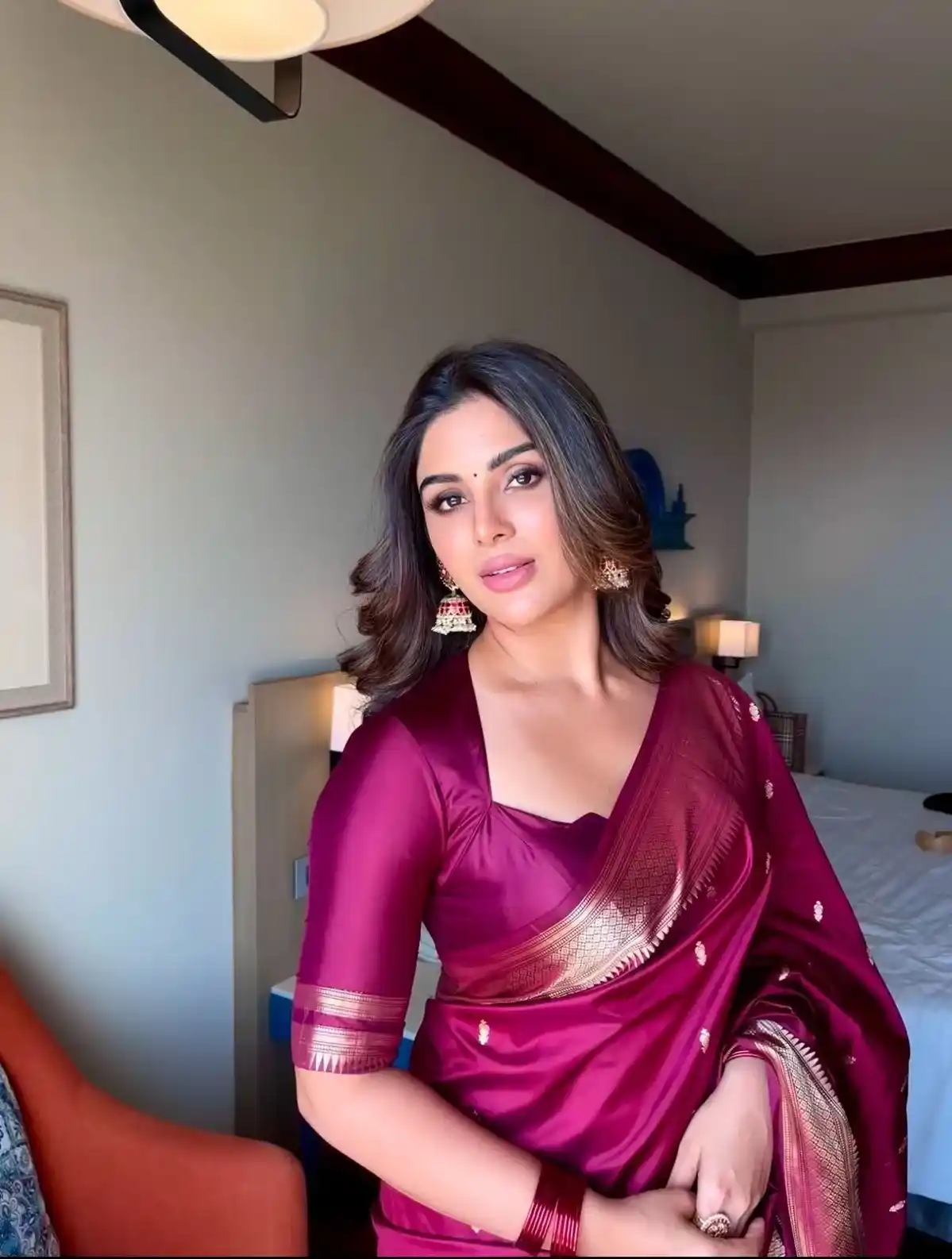 Casual Pattu Saree Blouse Ideas