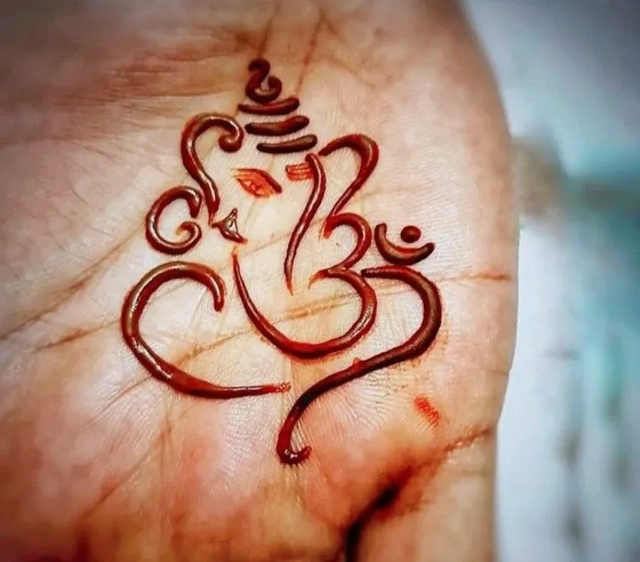 Divine Mehndi Designs Ganesha