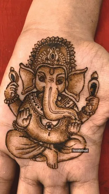 Download Ganesha Mehndi Images