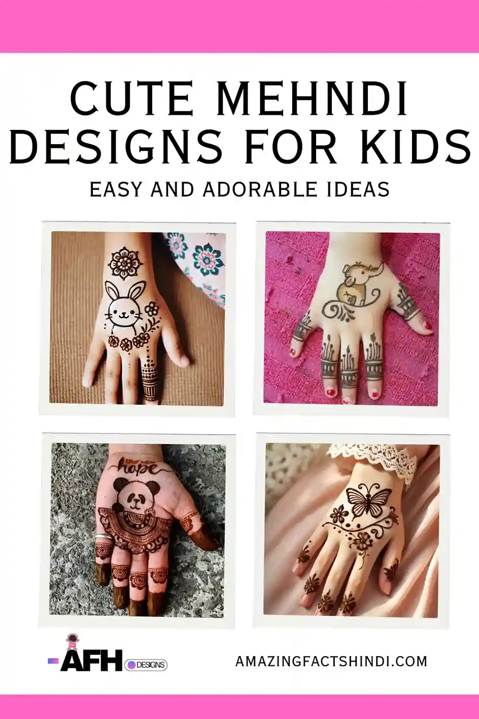 Easy Mehndi Design For Kids