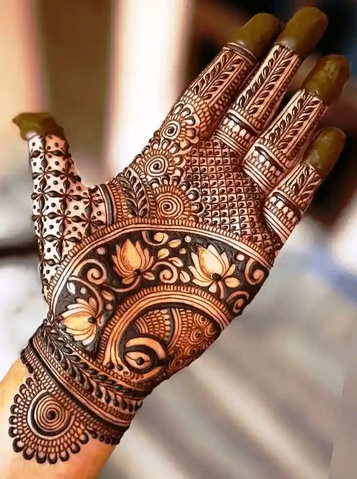 Easy Mehndi Designs On Palm