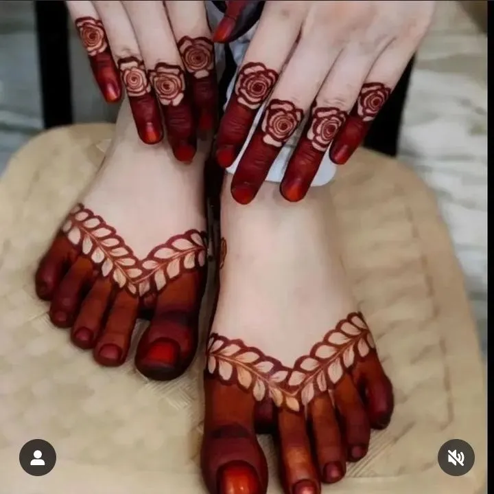 Feet Mehndi Designs