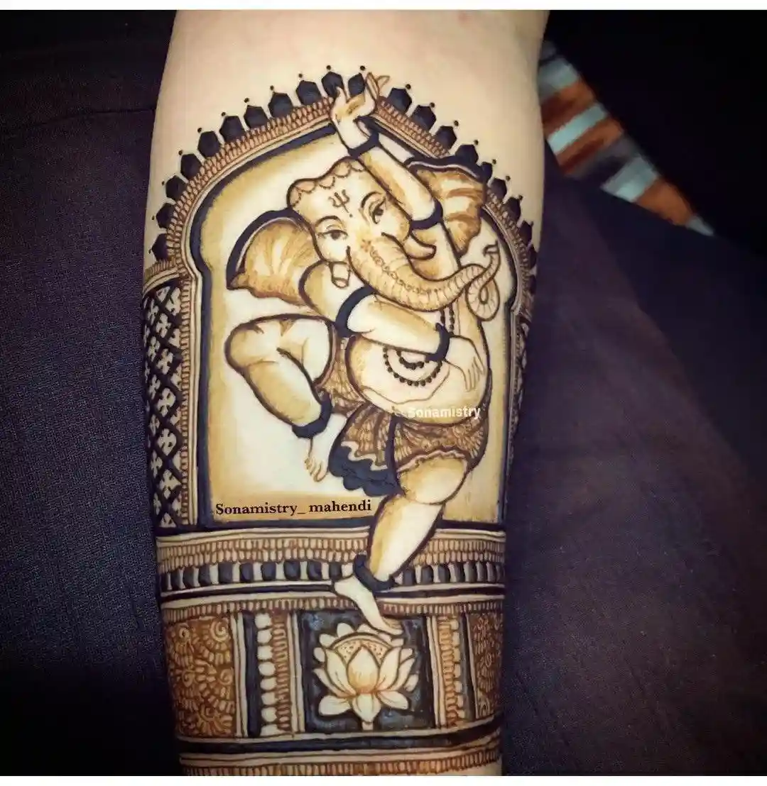 Festive Ganesha Mehndi Ideas