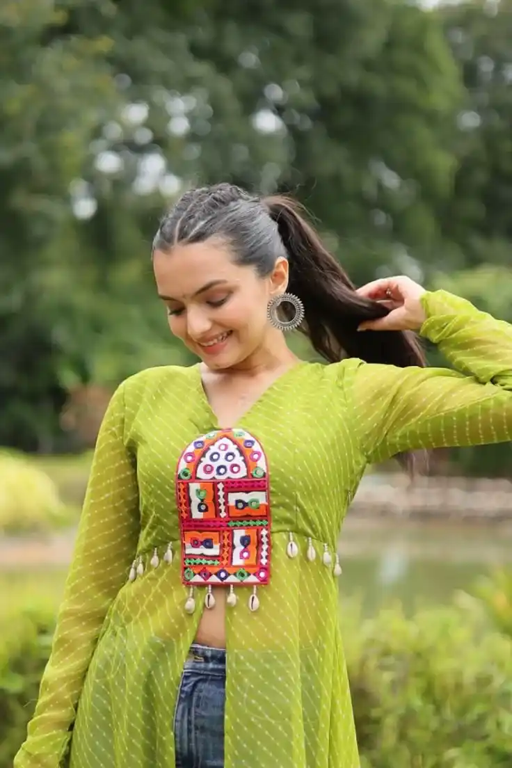 Festive Patch Work Blouse