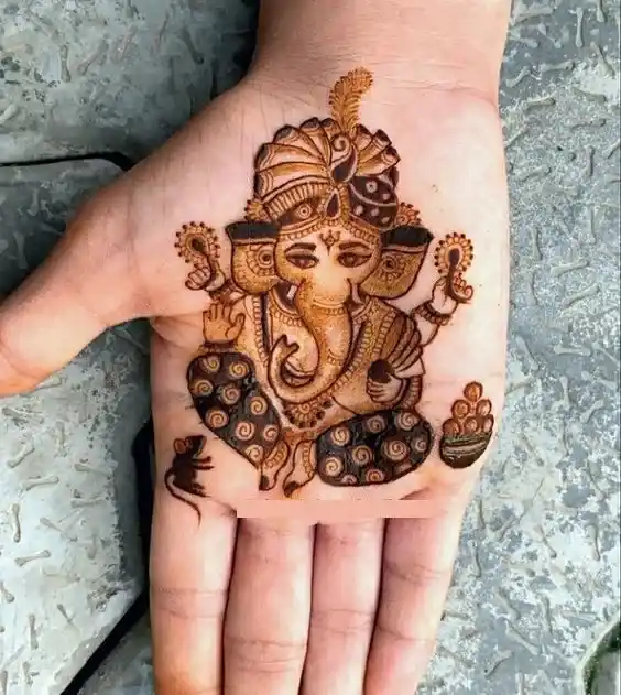 Ganesha Mehndi Designs