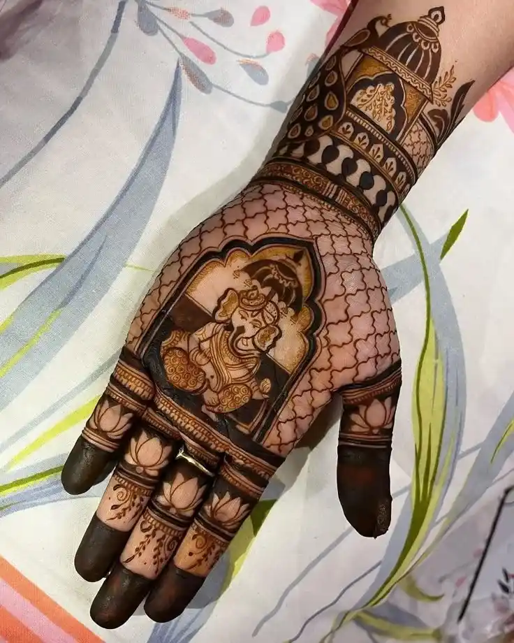 Ganpati Mehndi Design Images