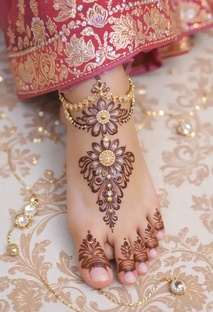 How To Make Foot Mehndi Dark