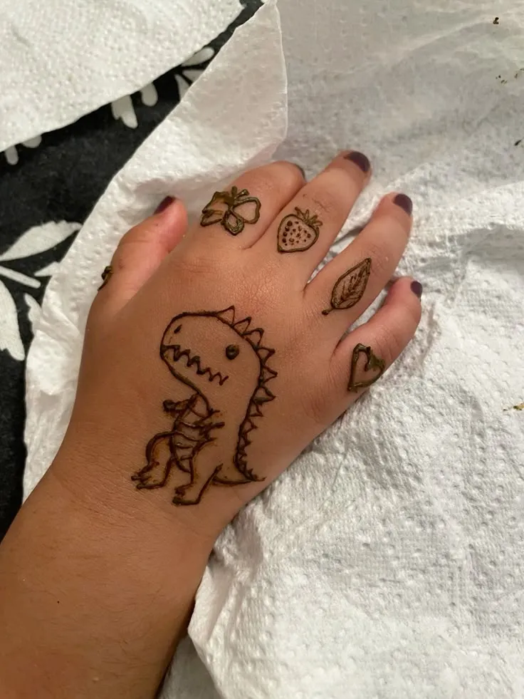Mehndi Designs For Kids