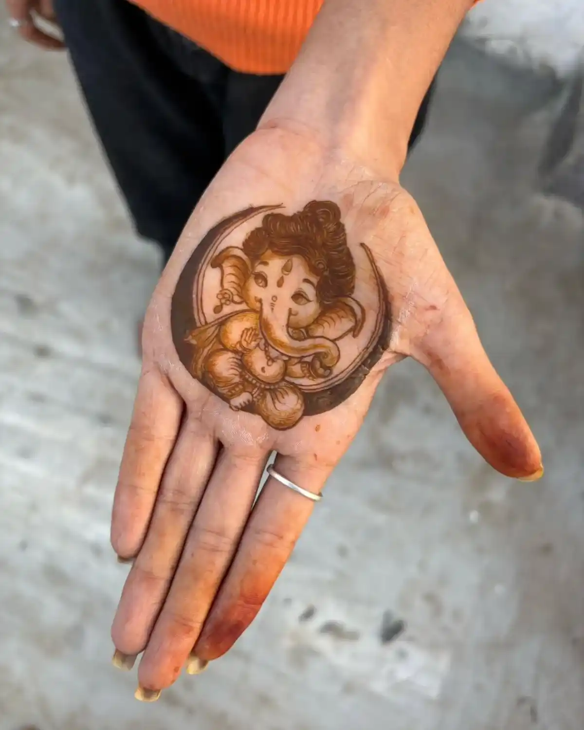 Mehndi Ganesh Ji Design