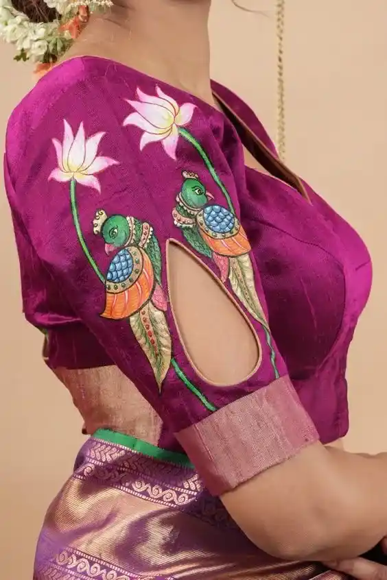 Minimal Patch Work Blouse