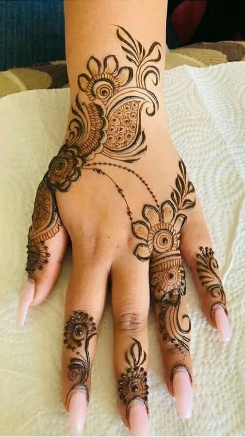 Modern 51+ Beautiful Rose Mehndi Designs for Brides and Beyond