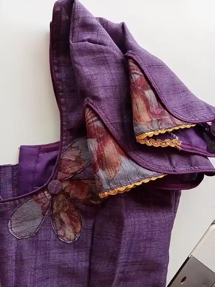 Modern Patch Work Blouse