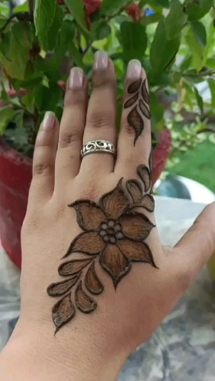 Modern Rose Mehndi Designs Are Forever