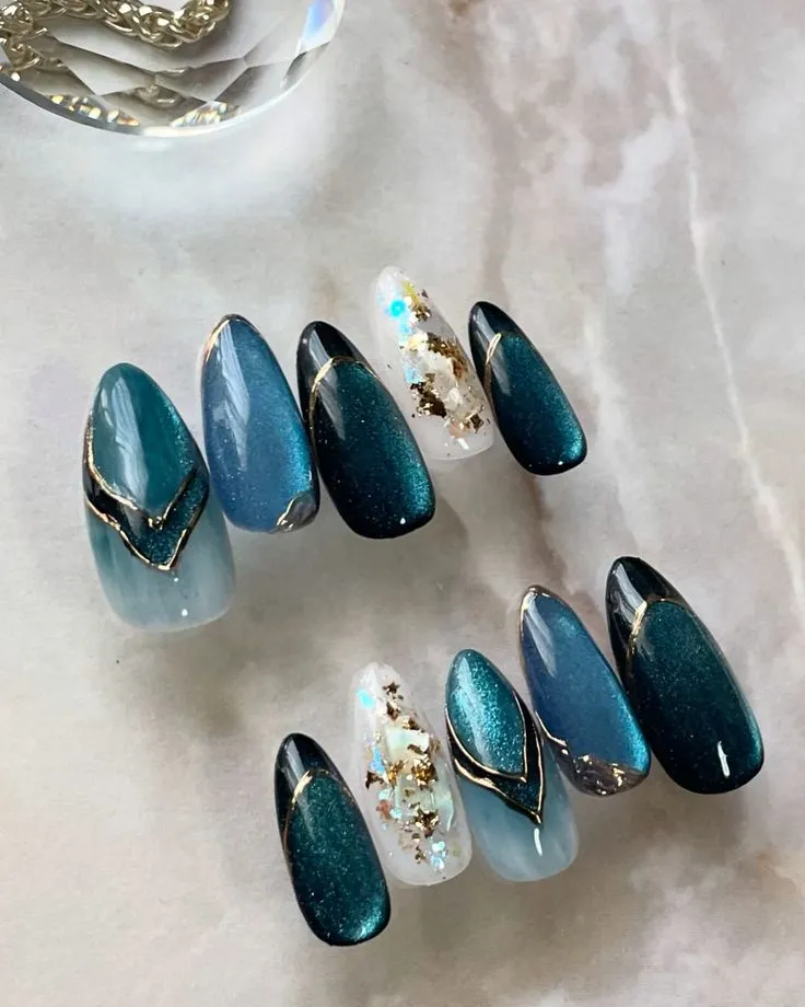 Nail Extension Design Almond Shape