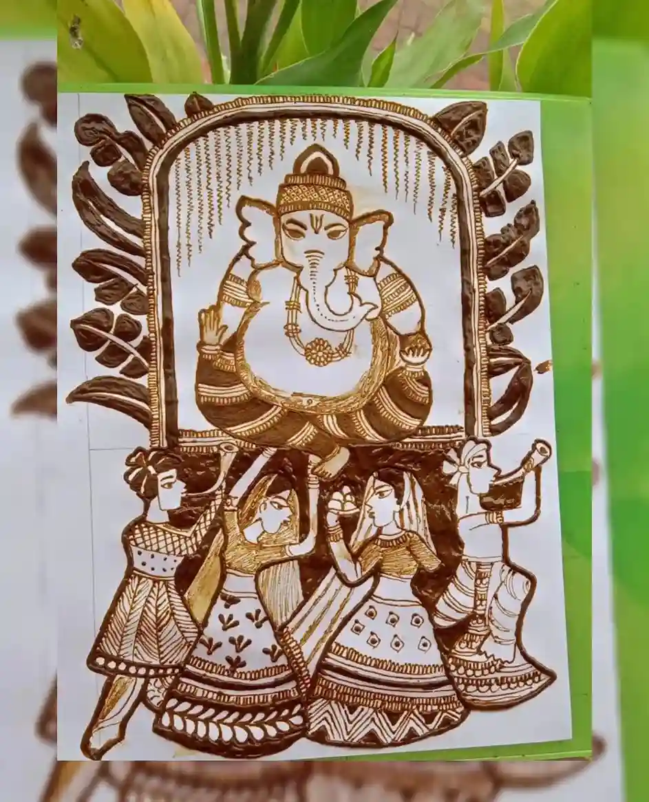 New Ganesha Mehndi Images