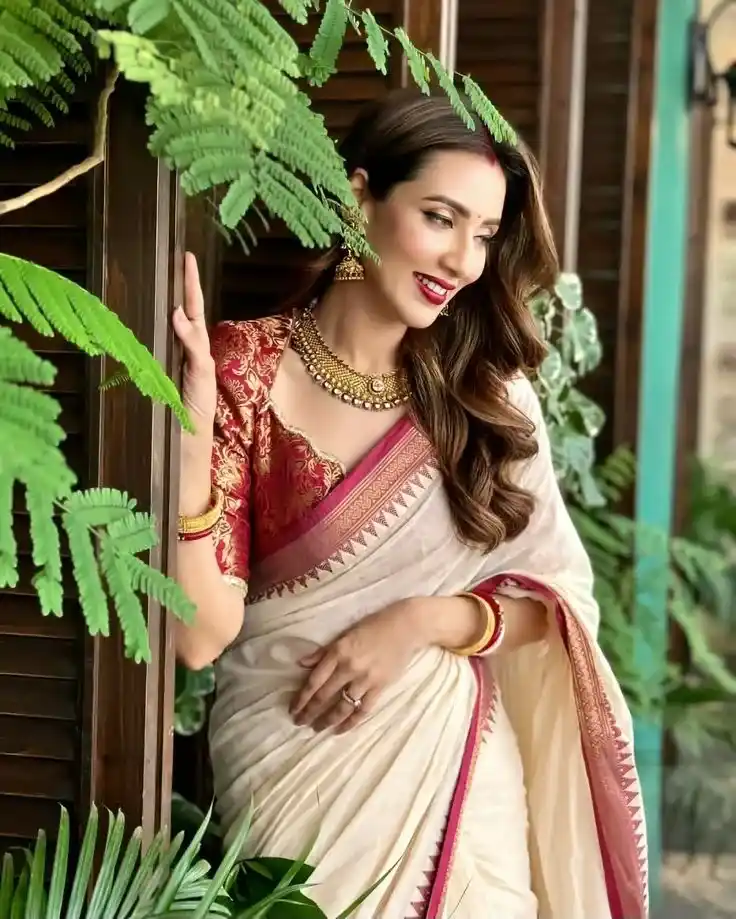 Party Wear Pattu Saree Blouse