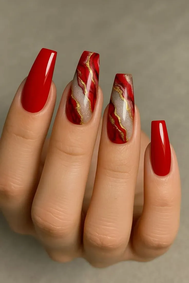 Red nails