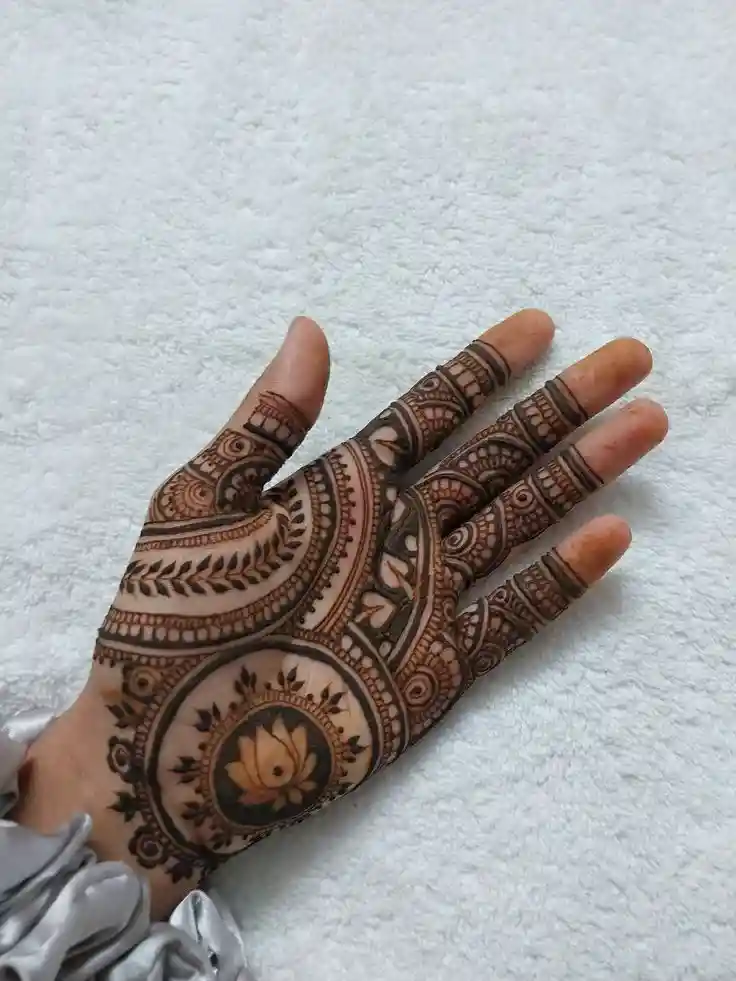 Simple Full Hand Mehndi Design New