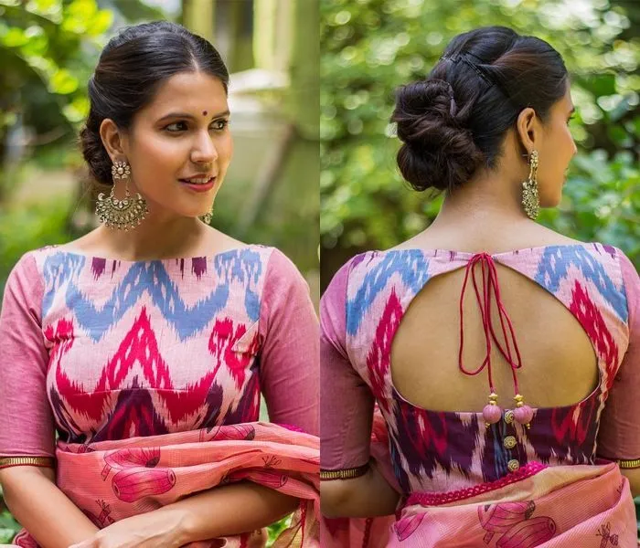 Straight Saree with Blouse Printed